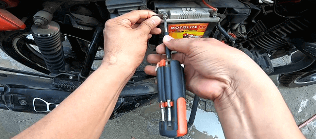 Replace Motorcycle Battery