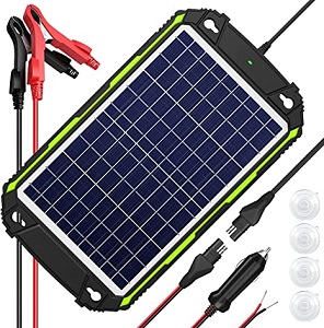 10W 12V Solar Battery Charger & Maintainer