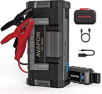 AVAPOW 6000A Car Battery Jump Starter