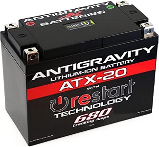 Antigravity ATX20 Performance Lithium Motorcycle Powersport Battery