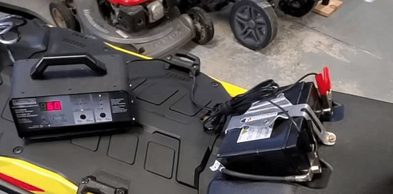 Charge a Snowmobile Battery