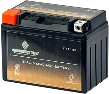 Chrome Battery YTZ14S Battery for BMW