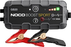 NOCO Boost Sport GB20 500 Amp 12-Volt UltraSafe Lithium Jump Starter Box