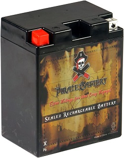 Pirate Battery YB14A-A2 Conventional Replacement Battery for ATV